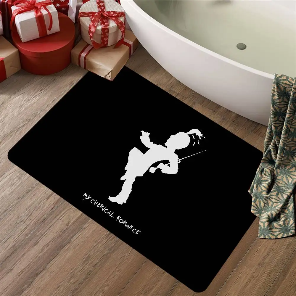 Rock Band M-My C-Chemical R-Romance Floor Mat Nordic Style Home Doormat Bathroom-Toilet Mats Bedroom Hotel Decor Mat