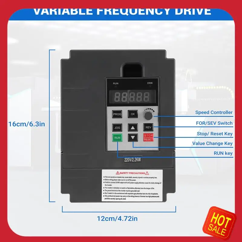 

A08I 2.2KW 220V Variable Frequency Drive Inverter Single To 3 Phase CNC VFD Universal