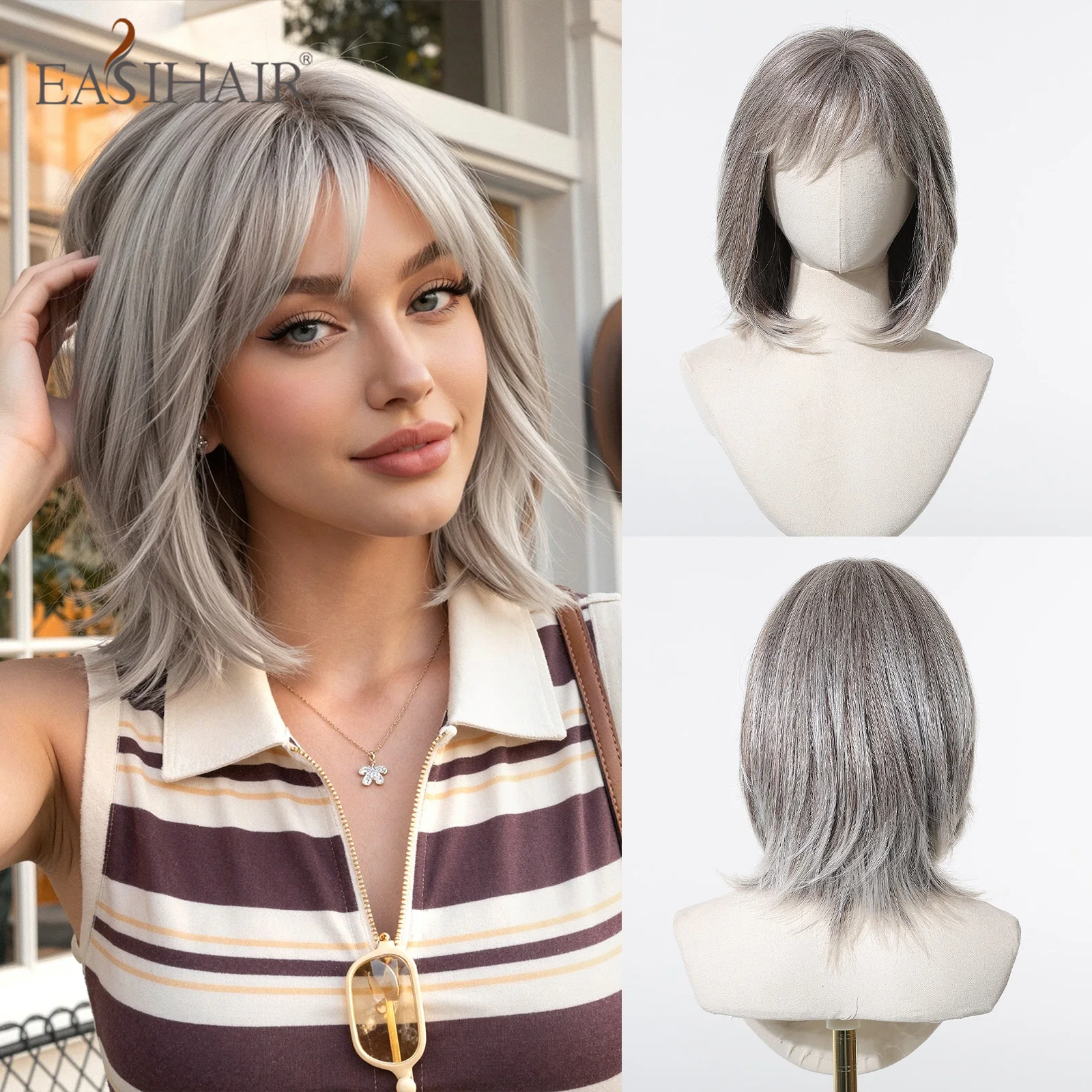 short-straight-gray-blend-hair-bob-wigs-for-women-with-bangs-human-hair-mixed-synthetic-wigs-heat-resistant-lolita-daily-use