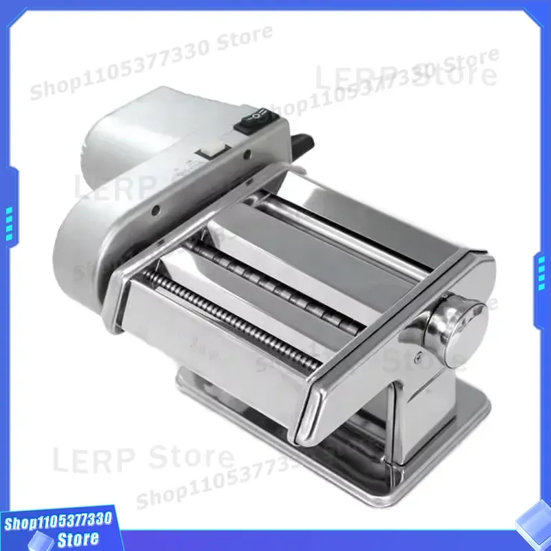 300W Stainless Steel Electric Noodle Maker Machine Adjustable Thickness Roller Hand Press Pasta Cutter Kitchen Appliance