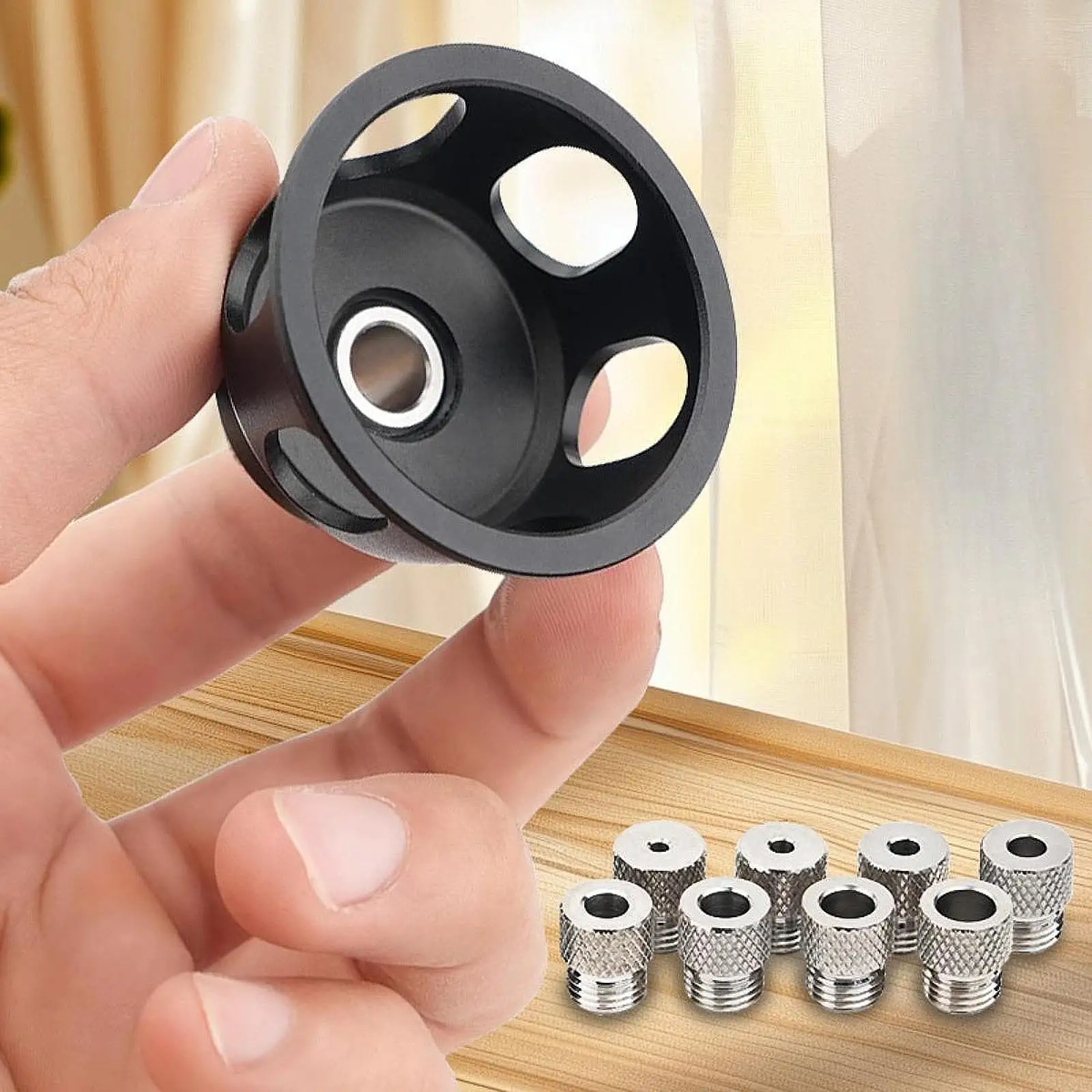 Verticale boorgeleider Doweling Jig Kit Perforator voor doe-het-zelf-meubels