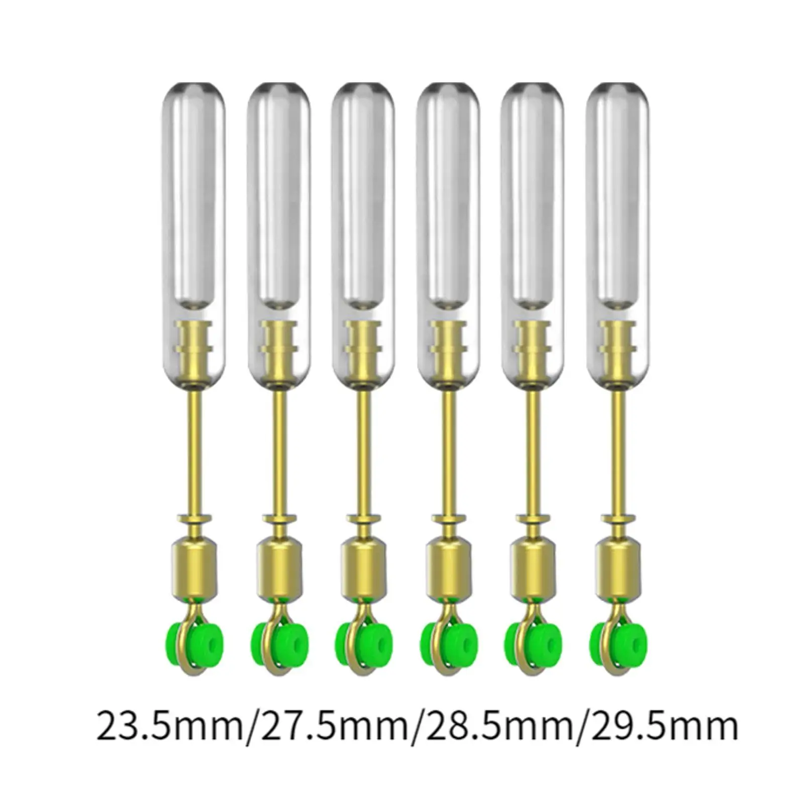 Pesca Float Adaptadores com caixa de armazenamento, Pesca Bobber Float Seat, 6pcs