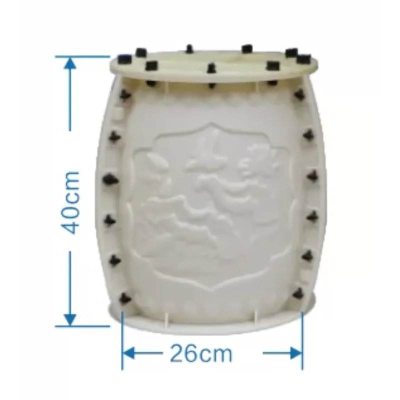 ABS Plastic Concrete Table Chair Mold for Park Garden Decoration