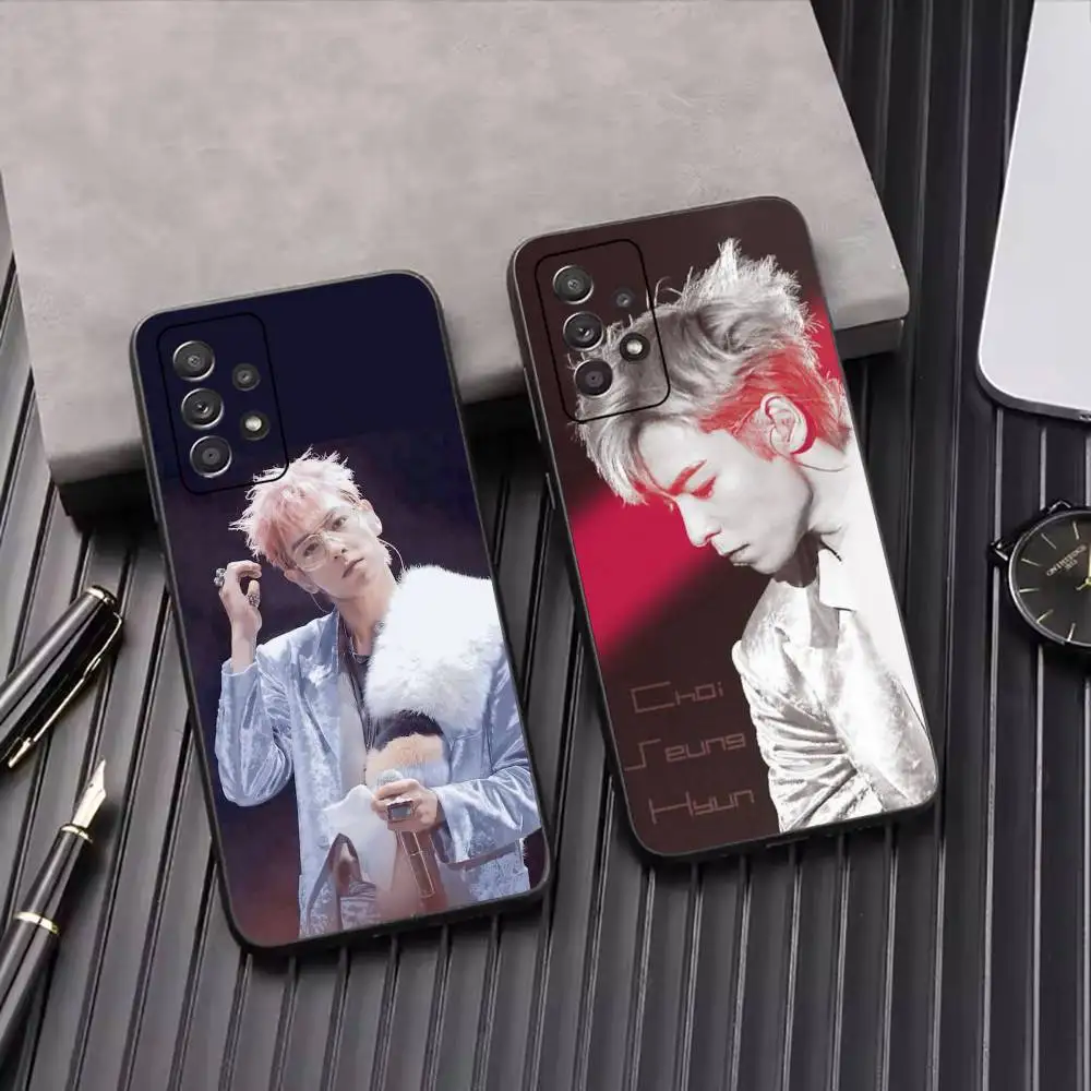 T.O.P Choi Seung Hyun Fashion Phone Case For Samsung S25,S24,S21,S22,S23,S30,Ultra,S20,Plus,Fe,Lite,Note,10,Black Cover
