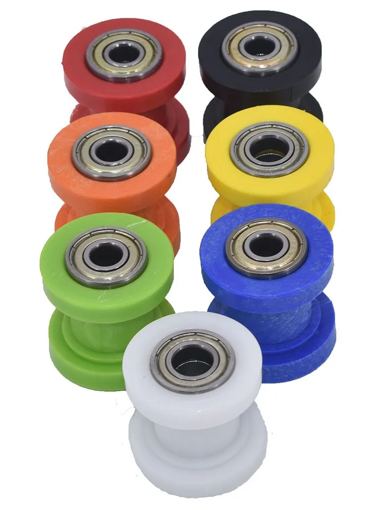 AliExpress Pit Pro Racing Motorcycle Chain Roller 10mm 8mm Pulley Tensioner Wheel Guide For Pit Dirt Bike ATV XR125 CRF50 KLX110 Kayo Motocross