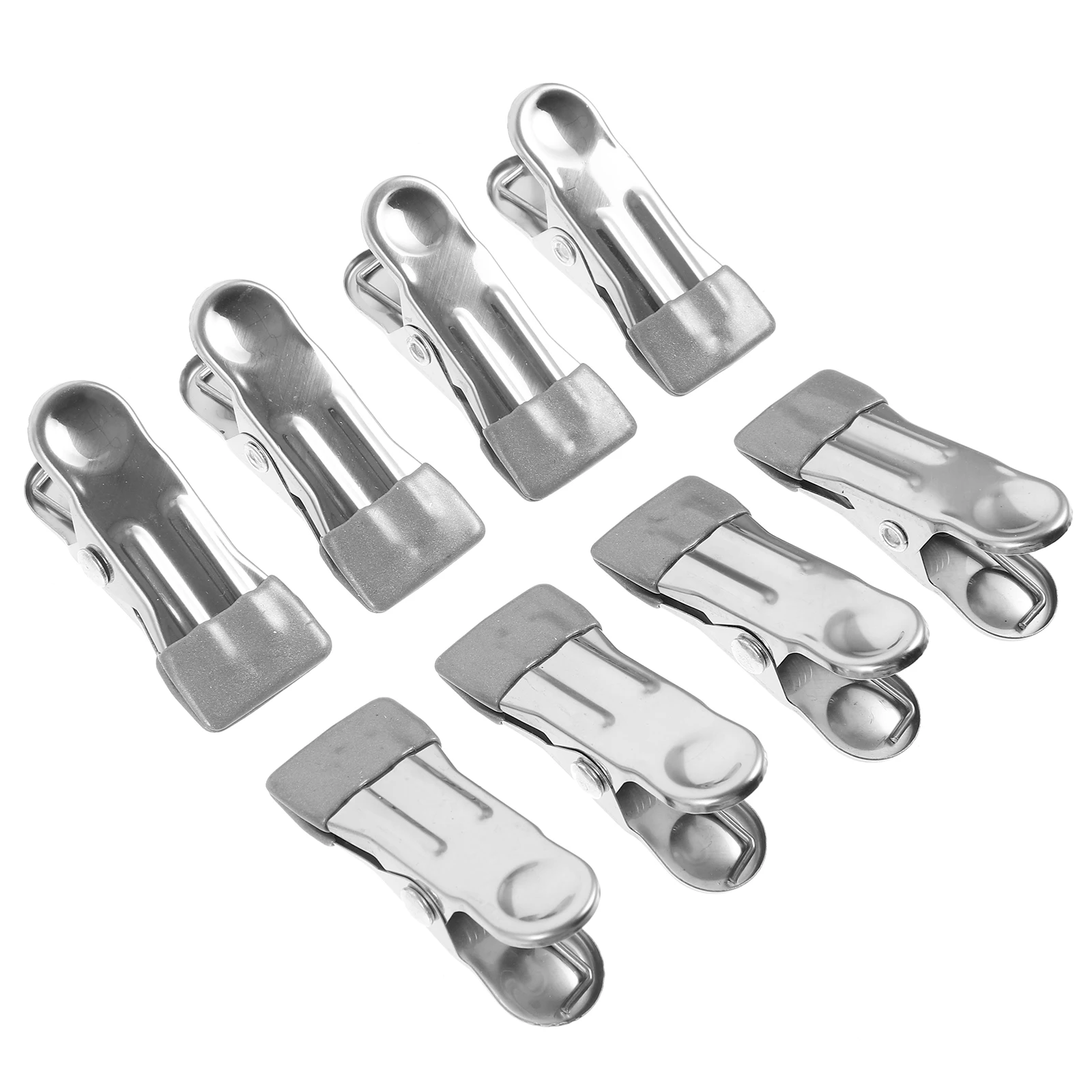 

24pcs Swimming Pool Cover Clips Windproof Ground Pool Pins Metal Towel Clamps Multipurpose Spa Accessories Winter Covers Secure