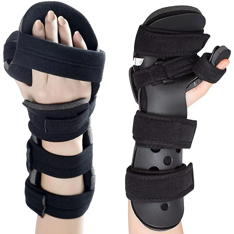 Stroke Resting Hand Splint Functional Night Immobilizer, Wrist Brace for Sprain Fracture,Tendonitis, Arthritis, Hand Pain