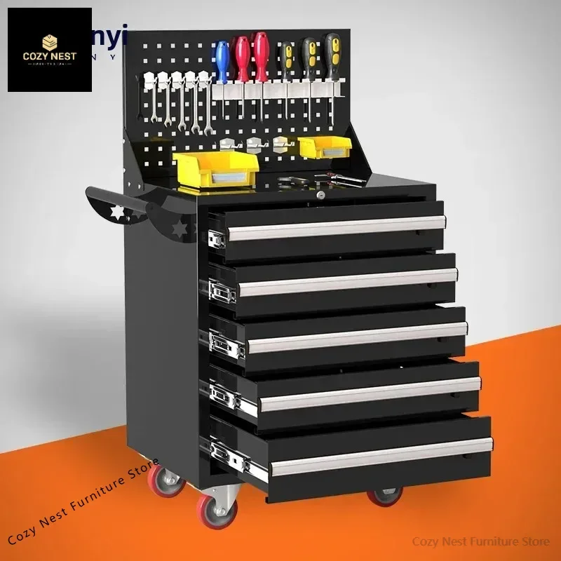 Enhanced ลิ้นชักเครื่องมือรถเข็นกล่องเครื่องมือ Workshop ตู้เครื่องมือซ่อมรถเข็นอะไหล่ตู้รถเข็น