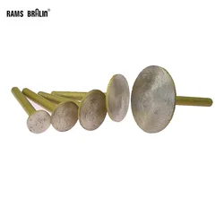5 pieces OD40-15mm T-shaped Hot Pressed Sintered Diamond Grinding Head Stone Carving