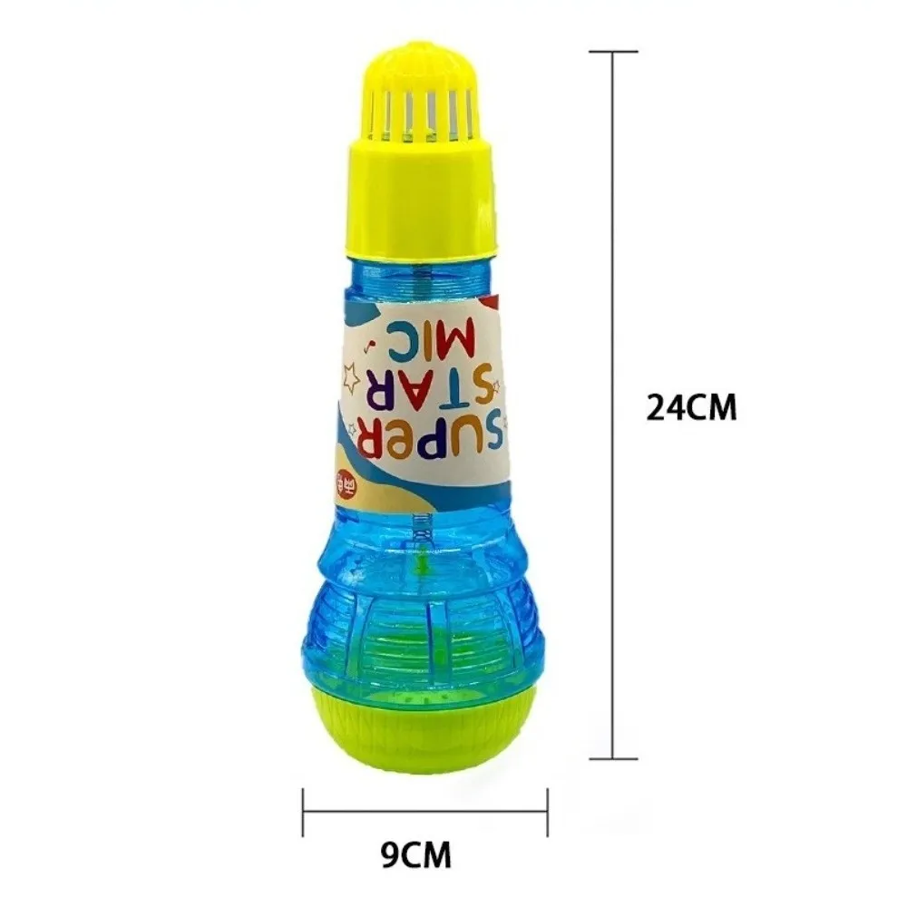 Funny 24cm Children Echo Microphone Non Electric Voice Amplifier Microphone Plastic Music Singing