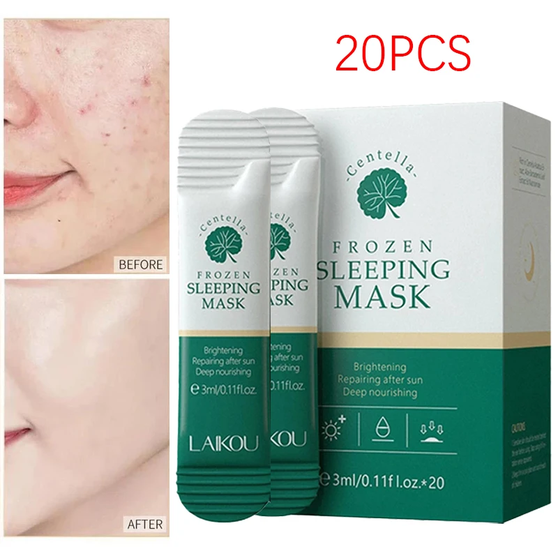 Face Mask Moisturizing Anti-Aging Anti Wrinkle Brighten Skin Colour Deep Nourishment Oil Control Repair Mild Face Care 20pcs