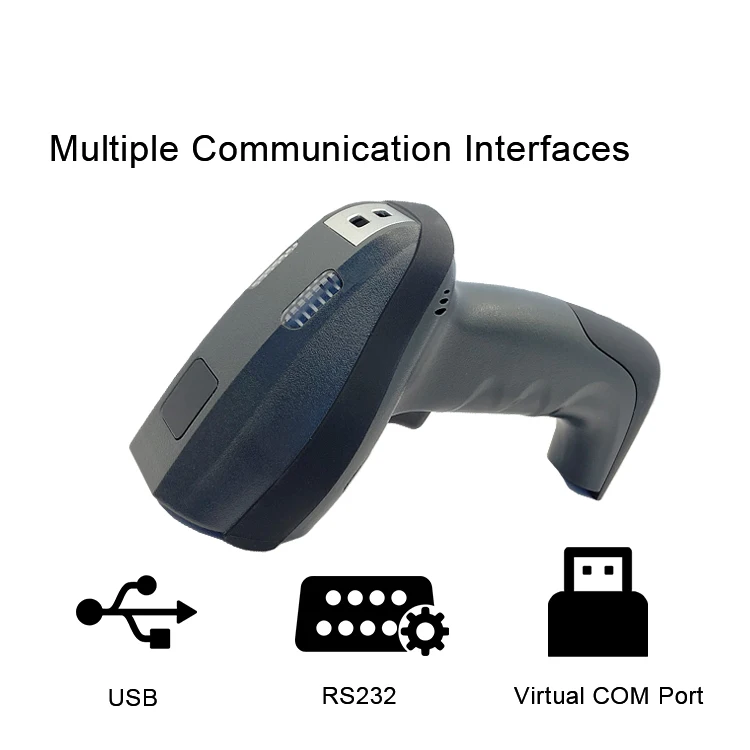 Waterproof Multi-Interface USB RS232 High Performance Industrial DPM Handheld Laser Etched Barcode Reader