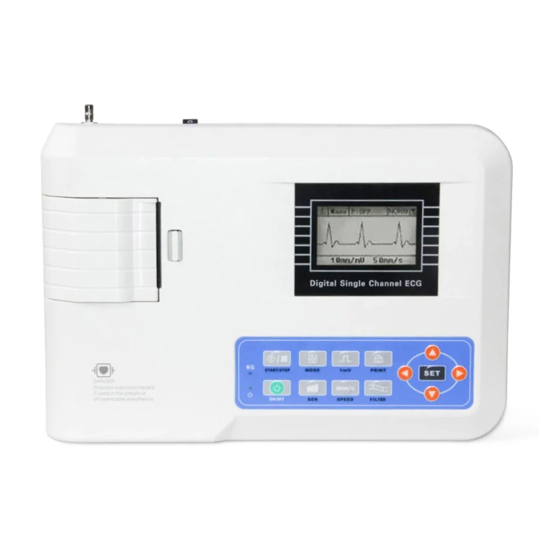 Monitor Detak Jantung Multiparameter Genggam untuk Hewan dari Produsen Veterinary Por, dengan EKG dan eKG