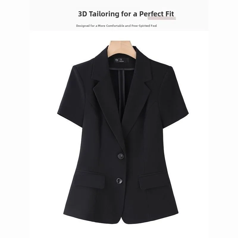 

Bla ort Sve Suit Jaet Women's Summer 2025 New Small Size Ele Workwear High-End Western Sle Outerwear Thin