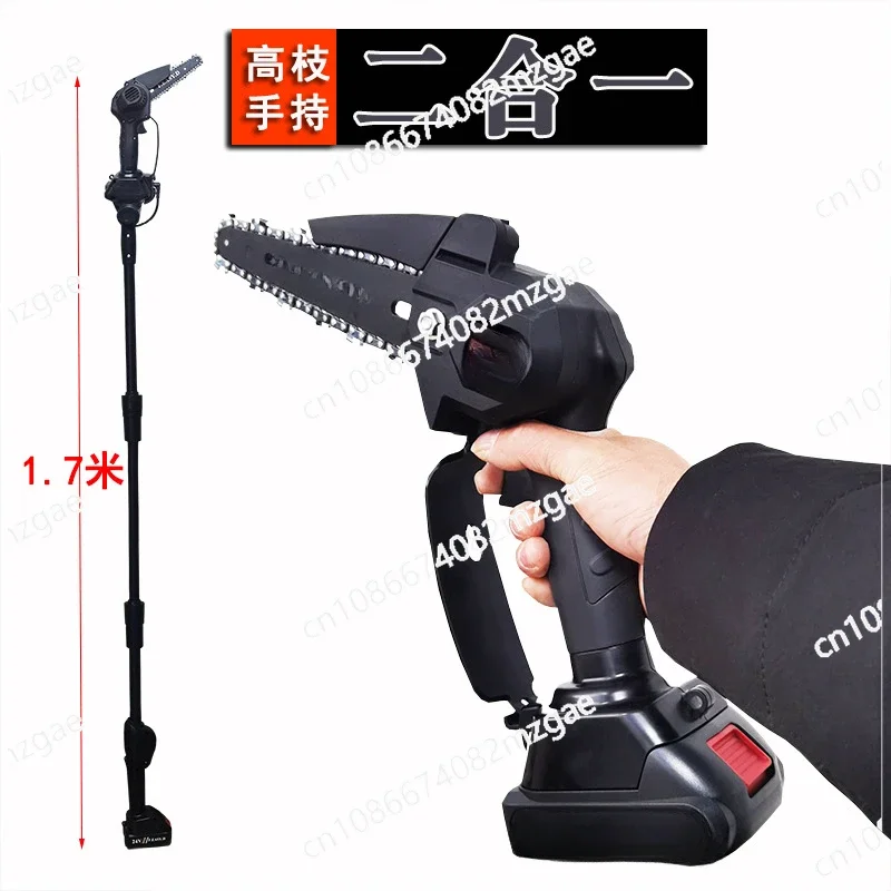 

Домашняя электрическая пила для высоких ветвей, перезаряжаемая высотная обрезная пила, телескопическая новая электрическая пила для высоких ветвей