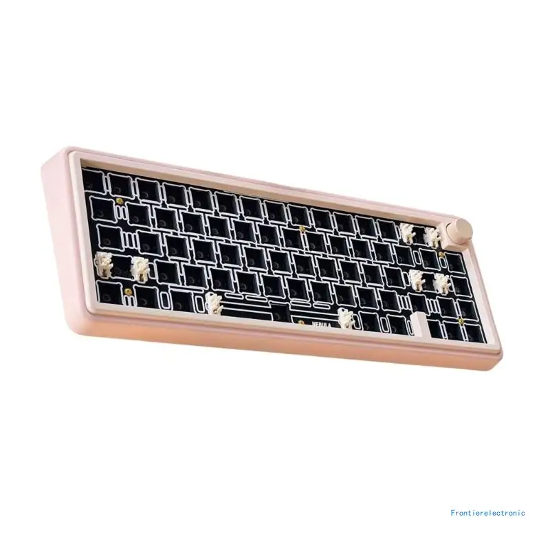 High Capacity Battery Keyboard 66 Keys 3 Modes Hot Swap Mechanical Keyboard DropShipping