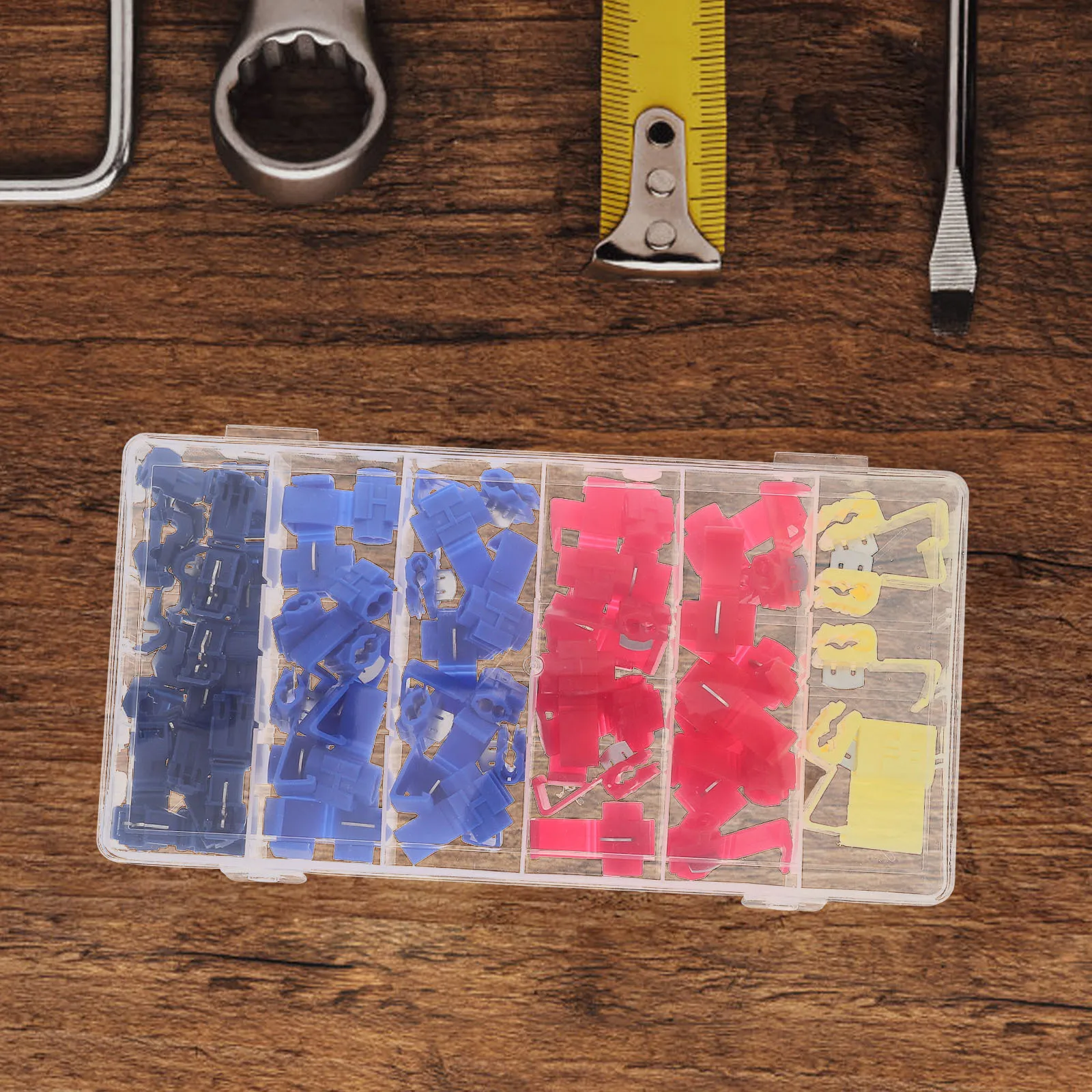 

65Pcs Wire Connectors Kit Solderless T-Type Splice Connectors for Fast Easy Electrical Connections Automotive Marine Household