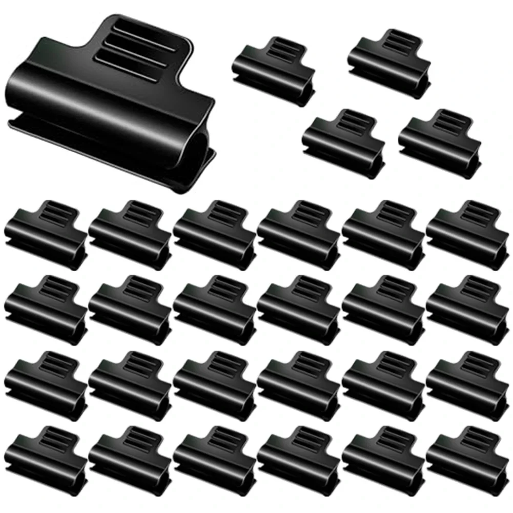 Brightness Raised Bed Garden Hoop Greenhouse Pipe Clamps Multifunctional Usage Threaded Design Poles Clothespins