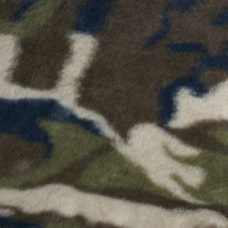 Luxury Artificial Fur Fabric, Popular Camo Fur, Coat Garment Material, DIY Background Decoration, Sold by Yard