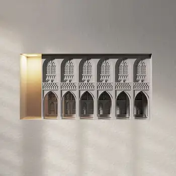 走廊石膏板嵌入式壁燈走廊過道嵌入式裝飾環境燈 8 最佳銷售 石膏燈 - №8