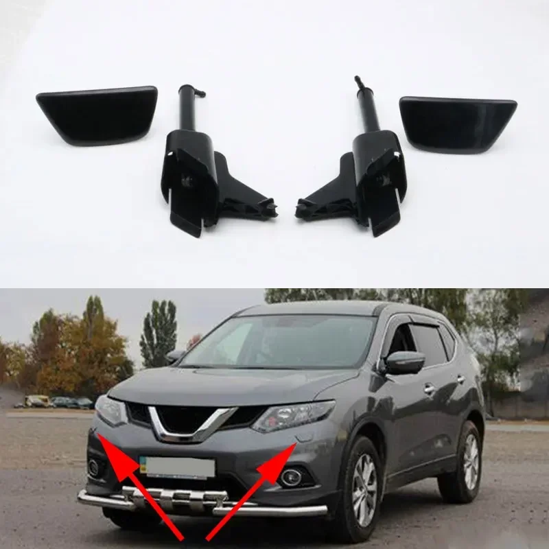 

Headlight Headlamp Washer Spray Nozzle Jet Pump Clean Actuator & Cover Cap For Nissan X-Trail 2014 2015 2016 2017 2018