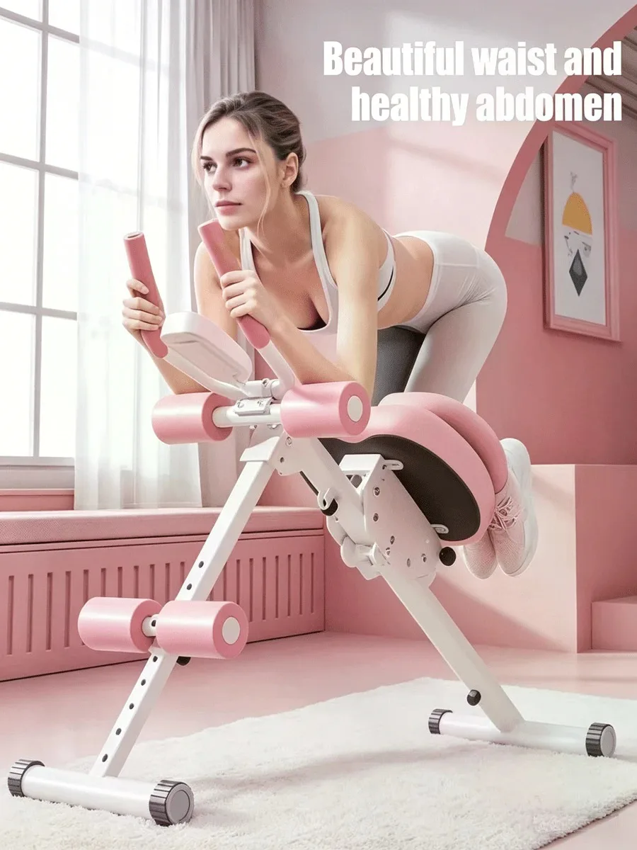 4-In-1  Workout Machine, Multifunctional Core Trainer For Home Gym, Foldable Abdominal Exercise Equipment For Waist & Full-Body Workout, Portable Fitness Machine For Women