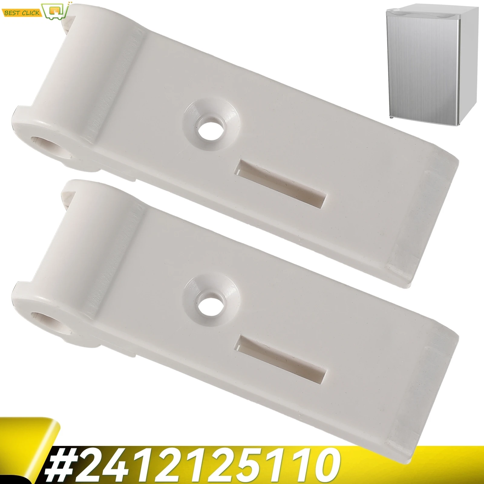 Para Geladeira Electrolux Dometic Rm 6 7 8 Rge 2100, 2x Dobradiça da Porta do Congelador 2412125011 2412125110, Substituição para Caravana, Motorhome, RV