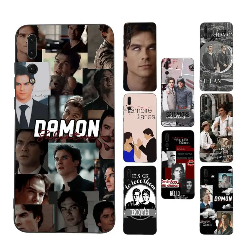 The Vampire Diaries Damon Custodia per telefono opaca per Huawei P 8 9 10 20 30 40 50 Pro Lite Psmart Honor 10 lite 70 Mate 20lite