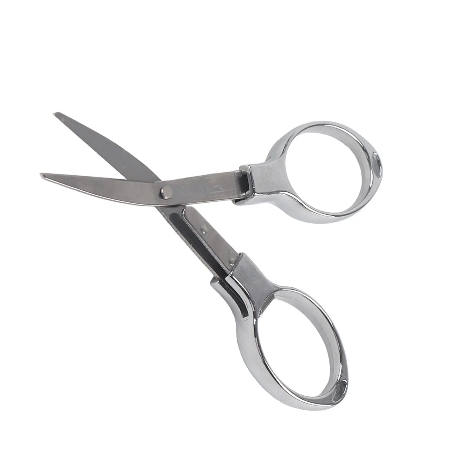 Mini Stainless Steel Folding Fishing Scissors & Glass Cutter Pliers – Silver/Gold Camping Tool