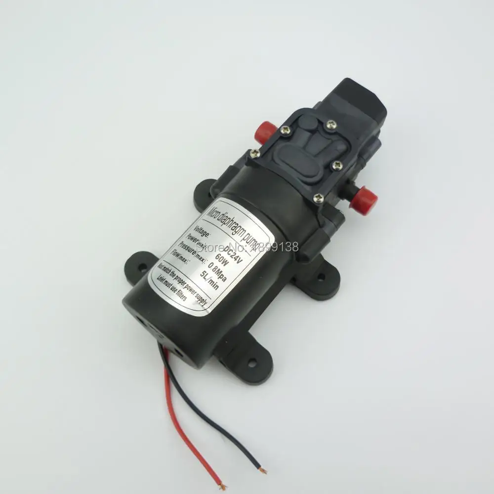 60w electric water pump dc 24v self priming High pressure  Automatic pressure switch control 5LPM