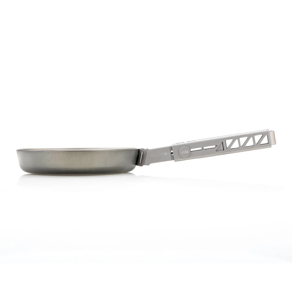 Keith Titanium 122g Ultralight Folding Pans 140ml Fried Steak Cooking Eggs Portable Outdoor Camp Picnic Cooker Ti6032