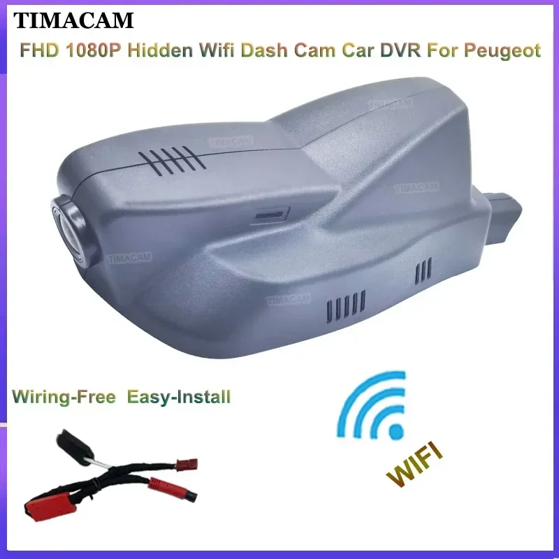 

TIMACAM для PEUGEOT 2008 a94 для Citroen C3 Picasso 2013 2014 2015 2016 2017 2018 2019 видеорегистратор FHD Wi-Fi Автомобильный видеорегистратор