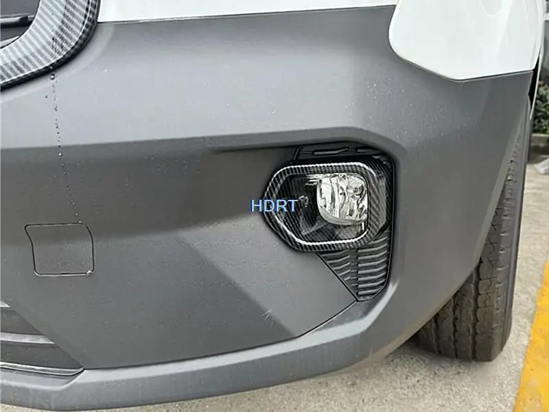 Fit For Ford Transit 2023 + Car Styling Rear Trunk Door Bowl Grille Mesh Strip Front Fog Light Hood Accessories Exterior Sticker