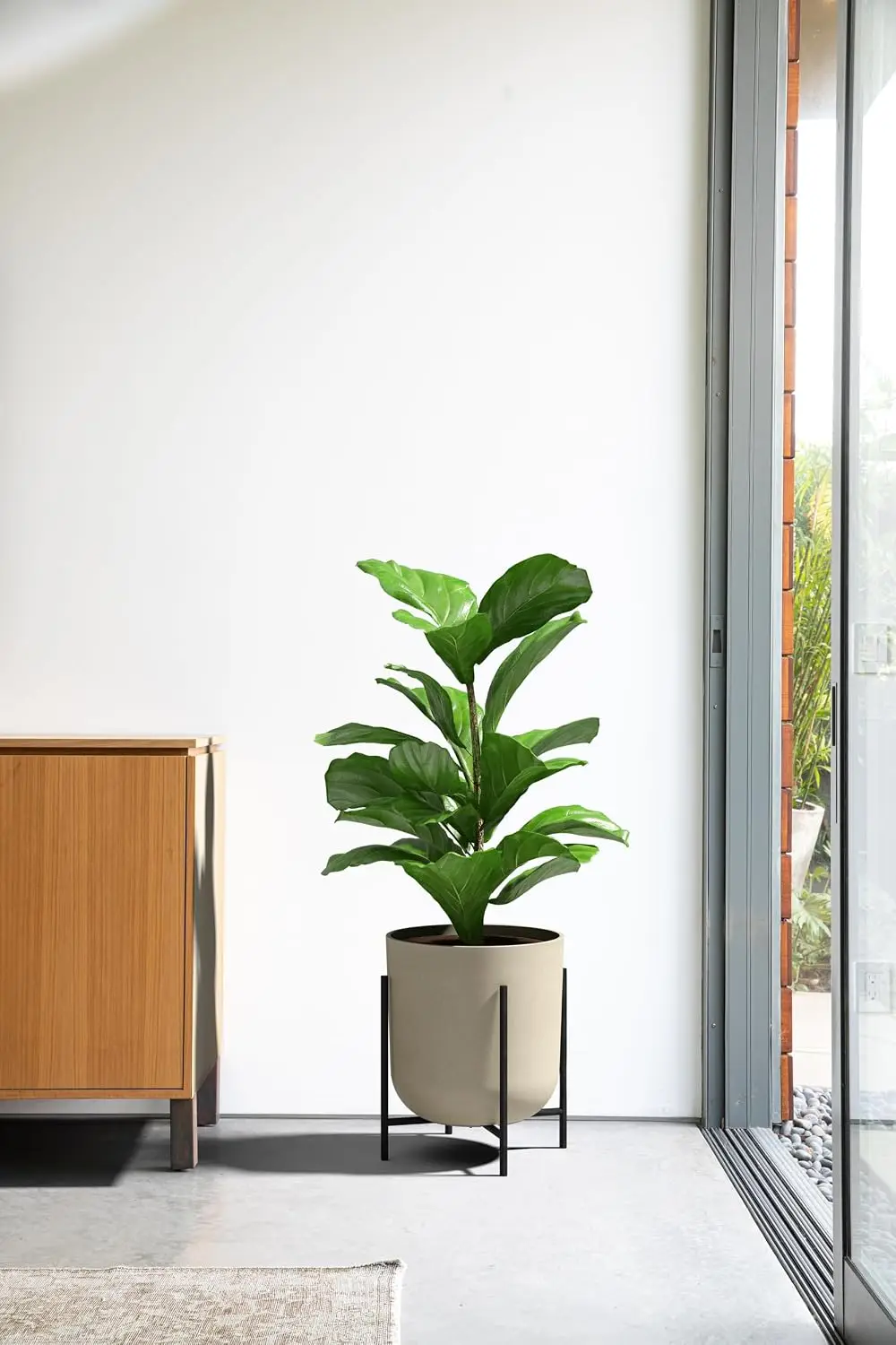 Mason Series Raised Lima Planter - Round Planter with Stand, Customized