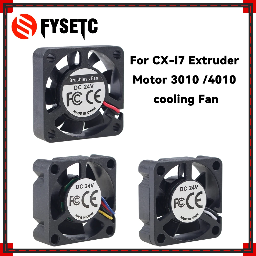 

For CX-i7 Extruder Motor 3010 /4010 Cooling Fan Durable And Low-Vibration FAN For CX-i7 3D Printer Replaceable Parts