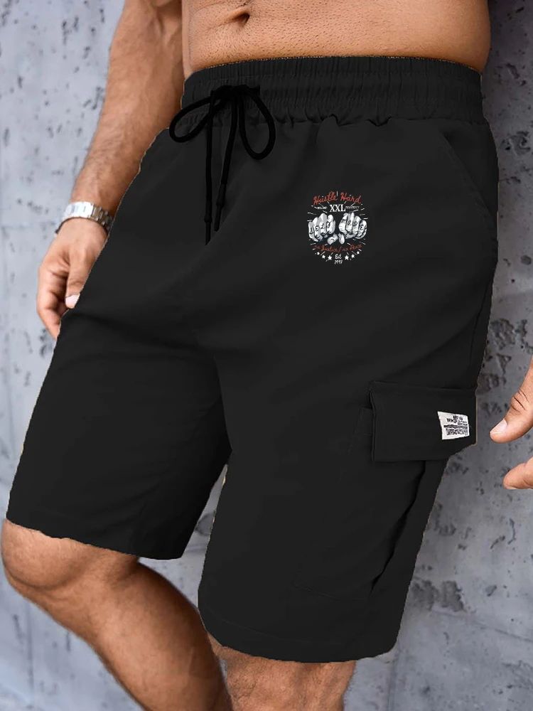 

Summer Casual Bermuda Short Pants Sportwear Cargo Knee Pants Jogging Gym Man Multi-Pocket Short Work Pants Tactical Shorts Men