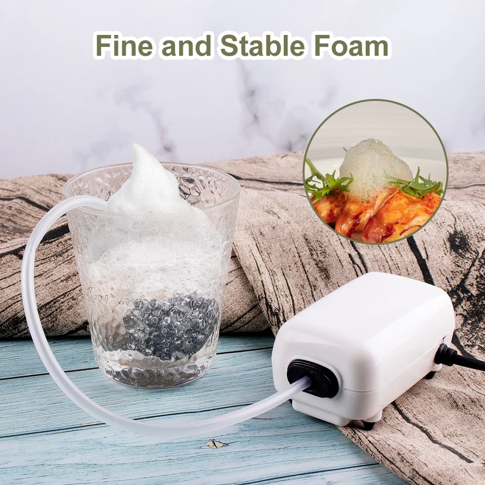 Molecular Gastronomy Foam Generator BBQ Cocktail Drinks Bubble Machine Portable Food Cooking Products Creative Chef Cooking Tool