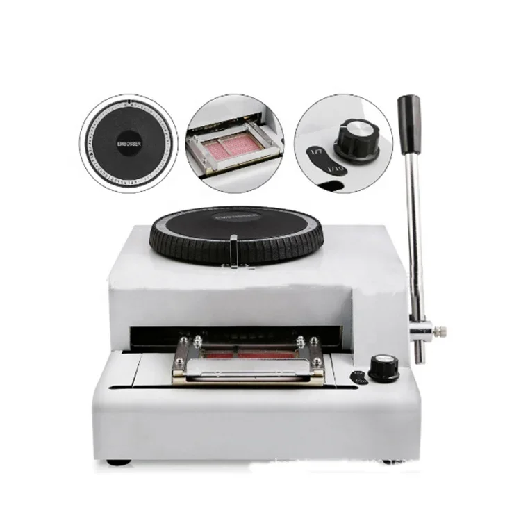 

High Efficiency Aluminum Tag Plate Embossing Making Machine For Worker