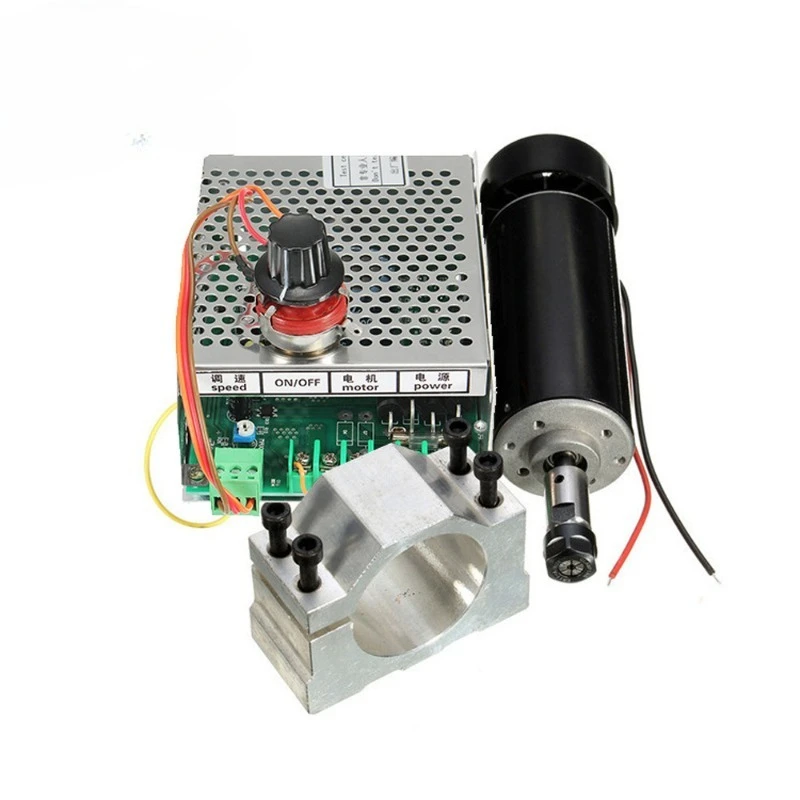 

500W diameter 52mm high speed air cooled spindle motor PCB engraving machine spindle