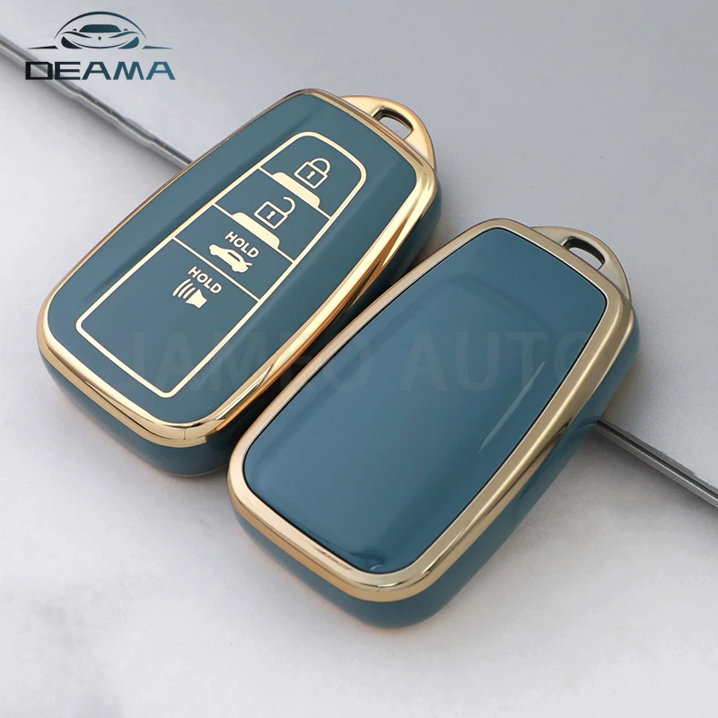 2 3 4 Buttons TPU Car Key Cover for Toyota Corolla Rav4 Camry 70 CHR Prado 150 Highlander Key Case Holder Accessories Fob