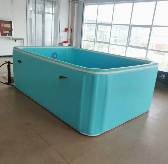 Customizable PVC Outdoor Rectangular Inflatable Pool for  Portable Backyard Adult Swimming Pool