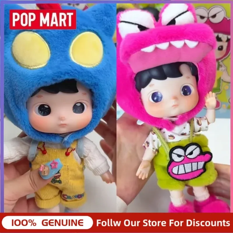 Pop Mart Hacipupu × Crayon Shin-chan Series 1/8 Articulated Figure Blind Box - Mystery Desktop Hobby Gift for Fans