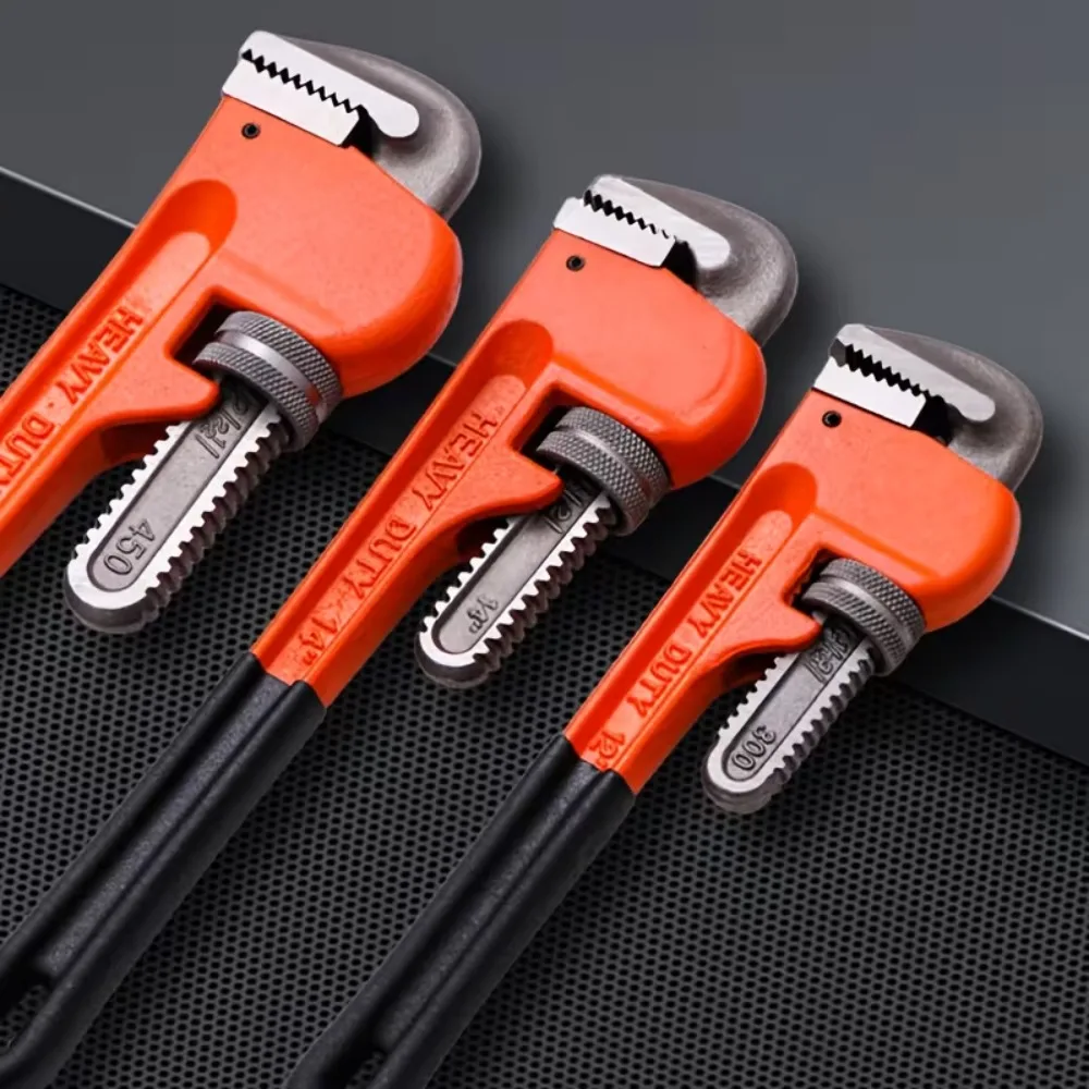 

Heavy Duty Adjustable Pipe Wrench Universal Plumbing Tool for Faucet Tube Key Clamp Spanner Plumber
