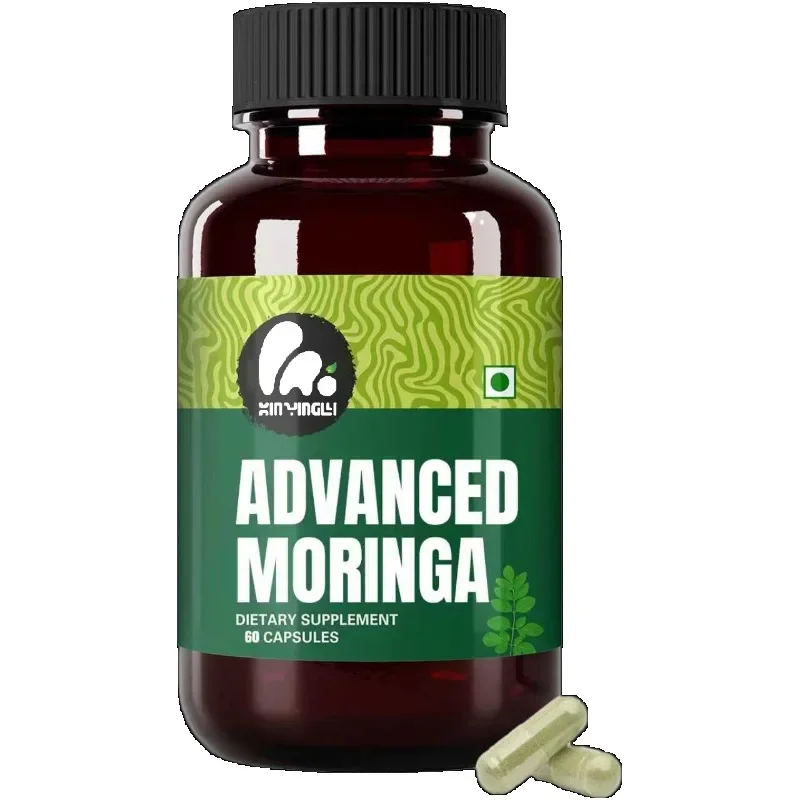 Advanced Moringa Leaf Powder Capsules - Herbal Supplement 60 Capsules