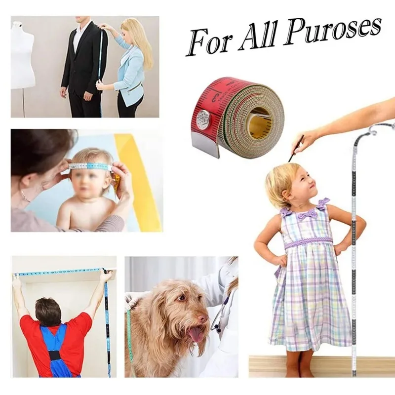 1.5m Body Measuring Tape Ruler Sewing Tailor Tape Mini Seamstress Measure Soft Flat Centimeter Tape Measure For Sewing Meter
