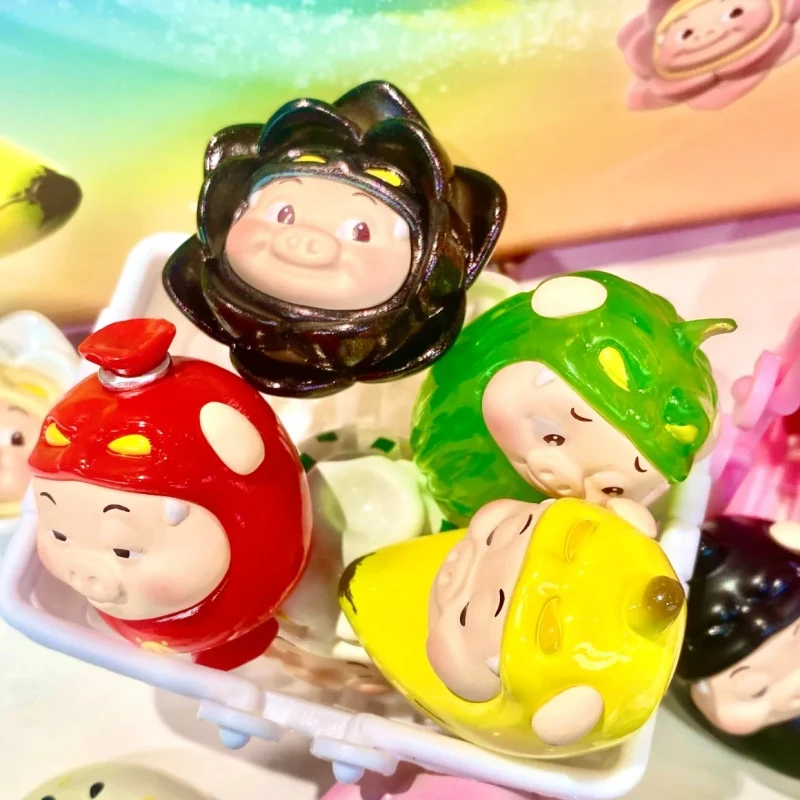 MINISO Blind Box Mini Veelzijdige Ggbond Leuke Kawaii Desktop Decoratie Pop Verjaardagscadeau Kinderspeelgoed Mannelijke God Model