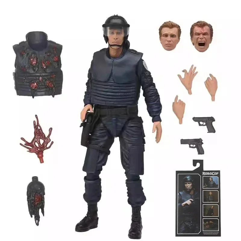 

7 Inch Robocop Alex J. Murphy Action Figure Figurine Anime Figures Statue Model Dolls Collectible Kid Gifts Cartoon Decor Toy