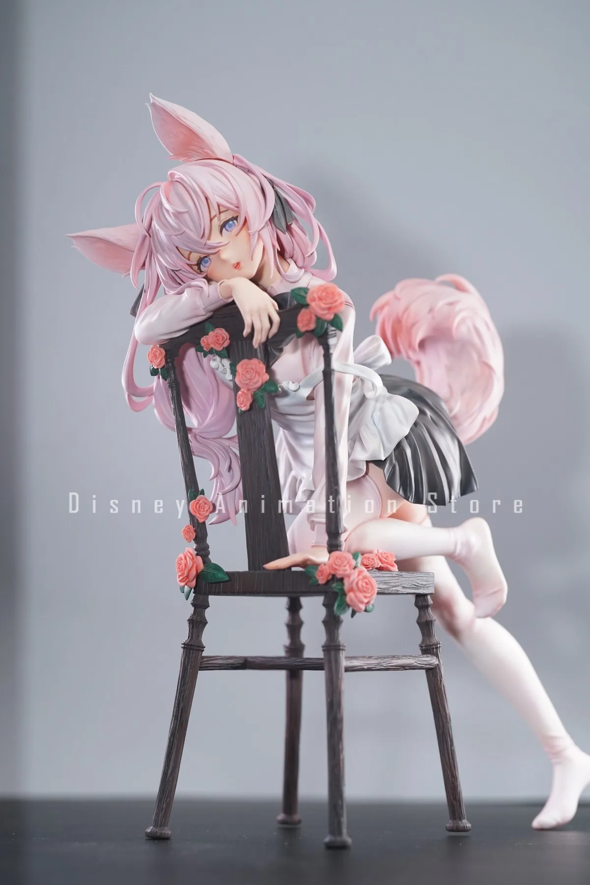 In Stock 20cm Japanese Girl Anime Figures Rabbit Flova Kawaii Girl Pvc Action Figurine Desk Decoration Model Toys Hobby Kawaii