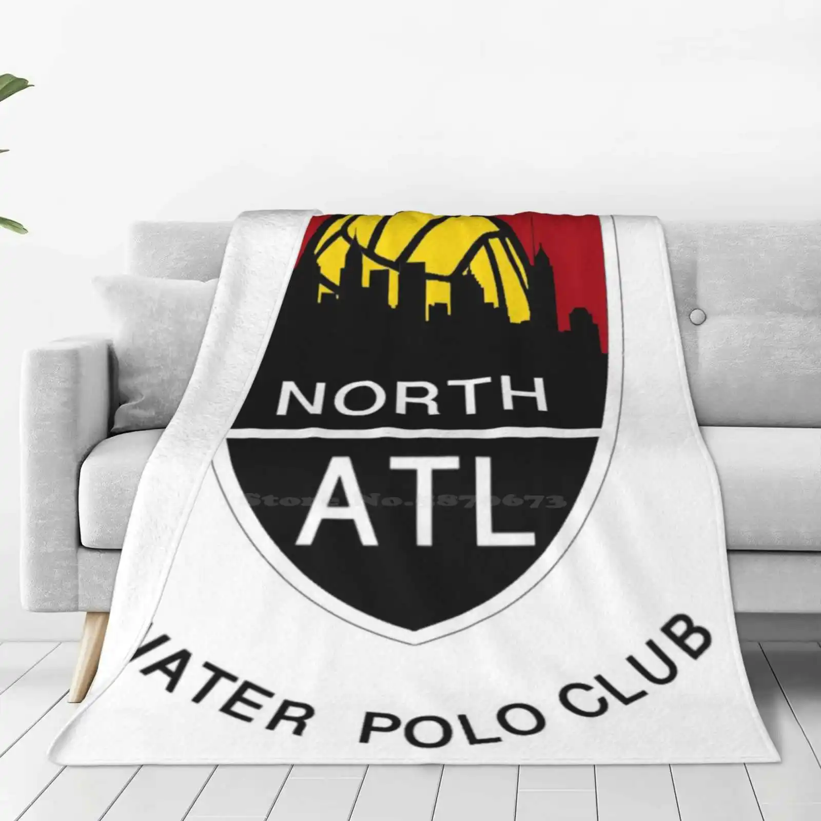 

Северная Атланта, логотип водяной команды, хит продаж, домашнее фланелевое одеяло, Северная Атланта, клубная команда, логотип Terminus