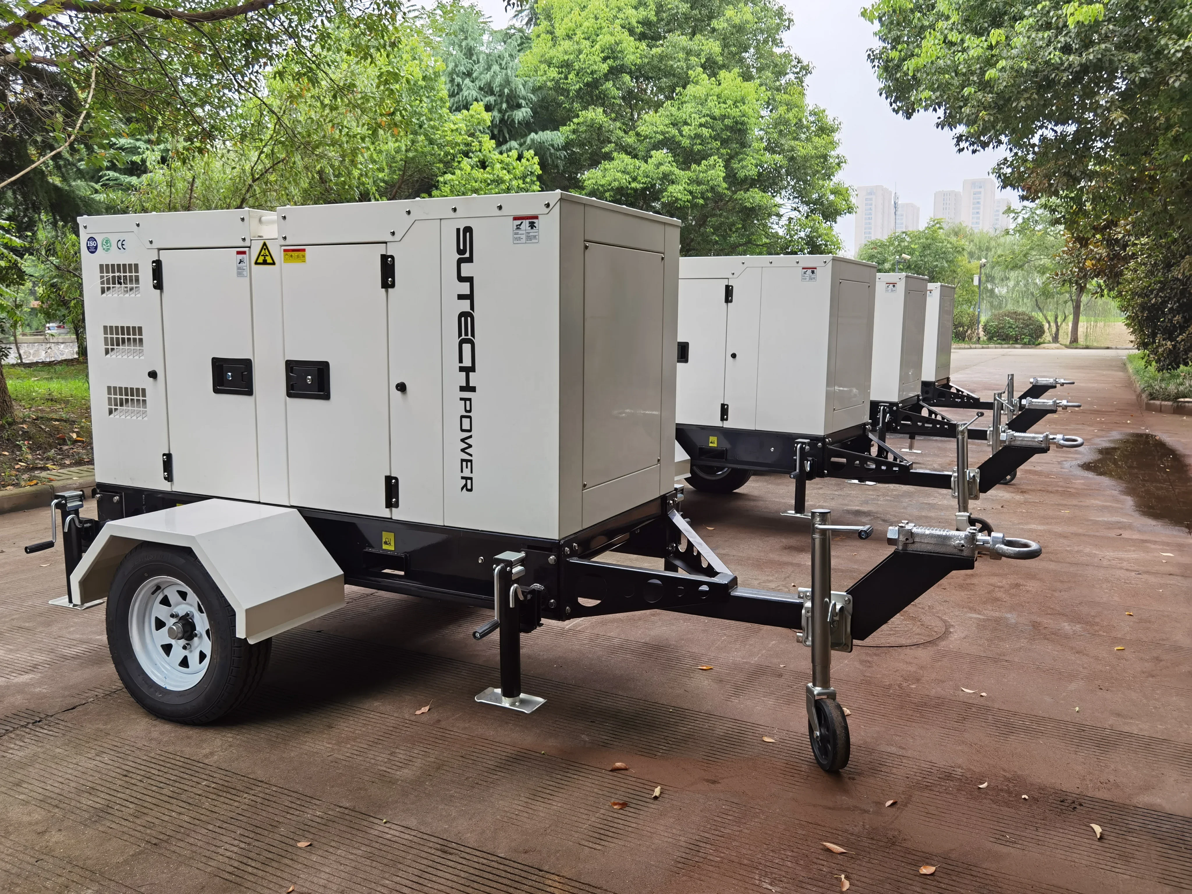 china diesel generator 15kw 20 kw 25kva diesel generator sound proof trailer type 20kw generator